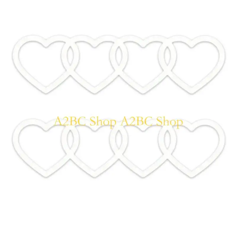 A2BC Heart Car Sticker Decoration with Strong Adhesive Romance Decal for Auto Motorcycle Exterior Personalization