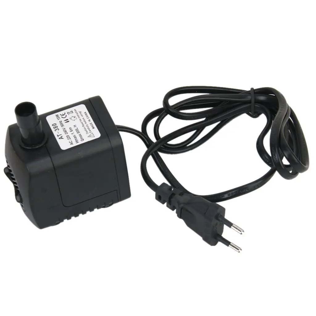 A78I AC 220-240V 15W Submersible Pump Water Pump Fountain Pond Pump Aquarium EU Plug
