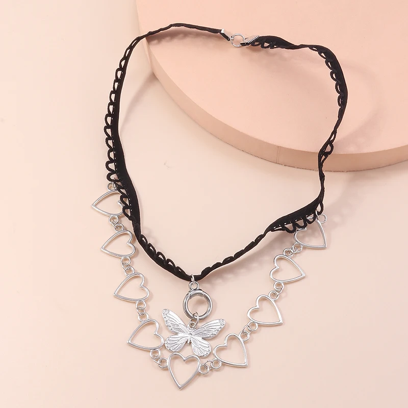 Aihua Mode Liebe Herzen Insekt Schmetterling Bein Kette für Frauen Körpers chmuck Strand Gold Silber Farbe mehr schicht ige Oberschenkel kette – Detail 6