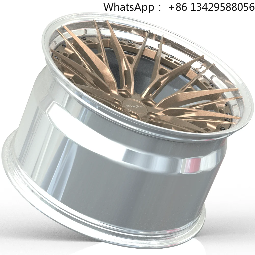 

Forged 2 Pieces with Aluminum Alloy Car Wheel 5x112 5x120 5x130 15-30 Inch for Rolls-Royce Range Rover McLaren