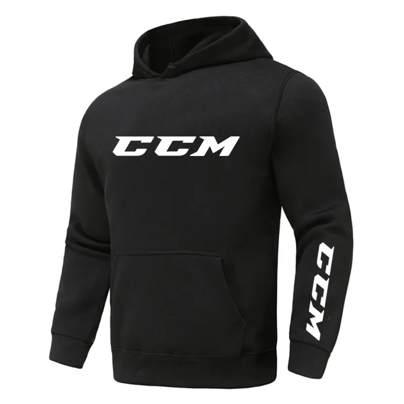 CCM-Sudadera con capucha para hombre, ropa de calle de Hip Hop, jersey con estampado, otoño, 2024