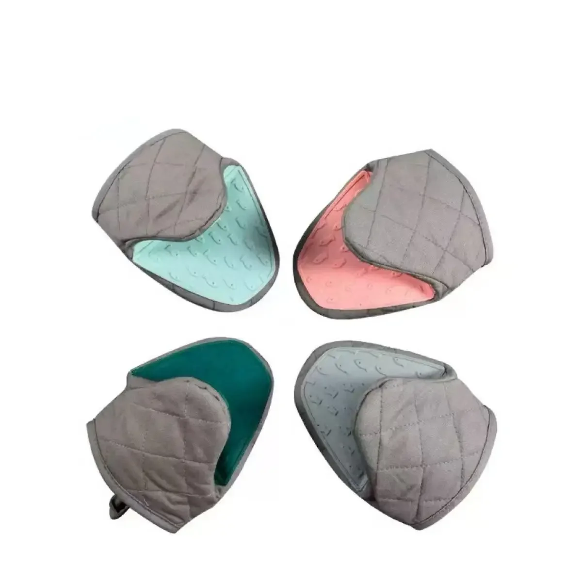 Oven Gloves Silicone Fish Shaped Anti Scald Kitchen Mitts Tray Dish Holder Multi Purpose Heat Resistant Baking Cooking Glove