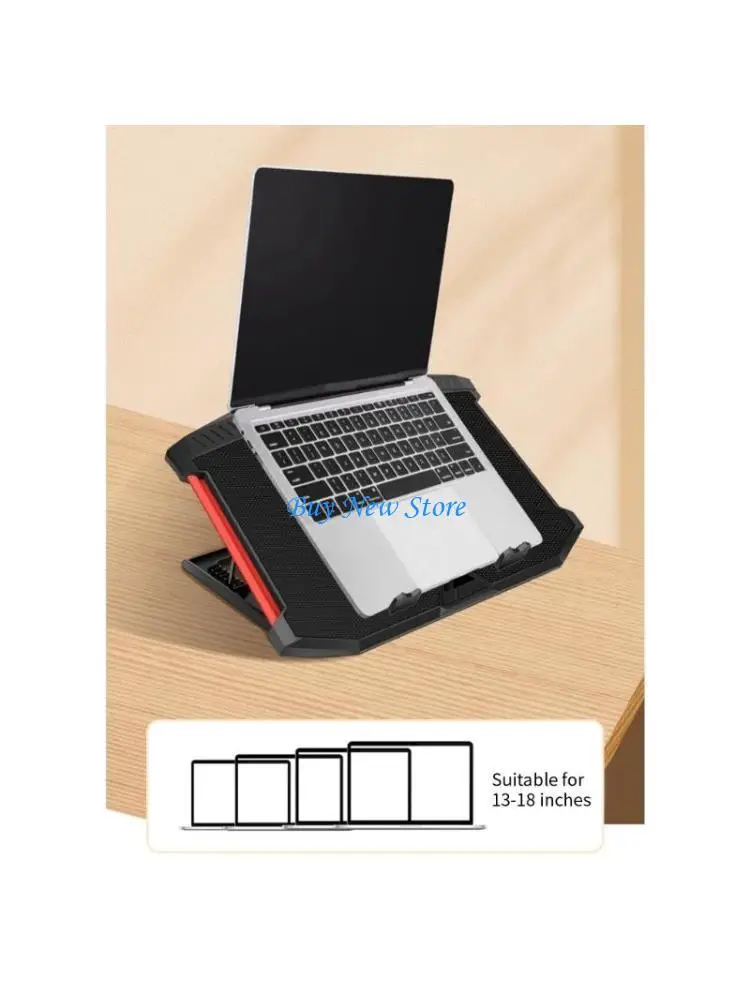 

20CE X100 Laptop Cooling Pad with Quiet Fans Multiple Angles Notebook Holder Stand fo