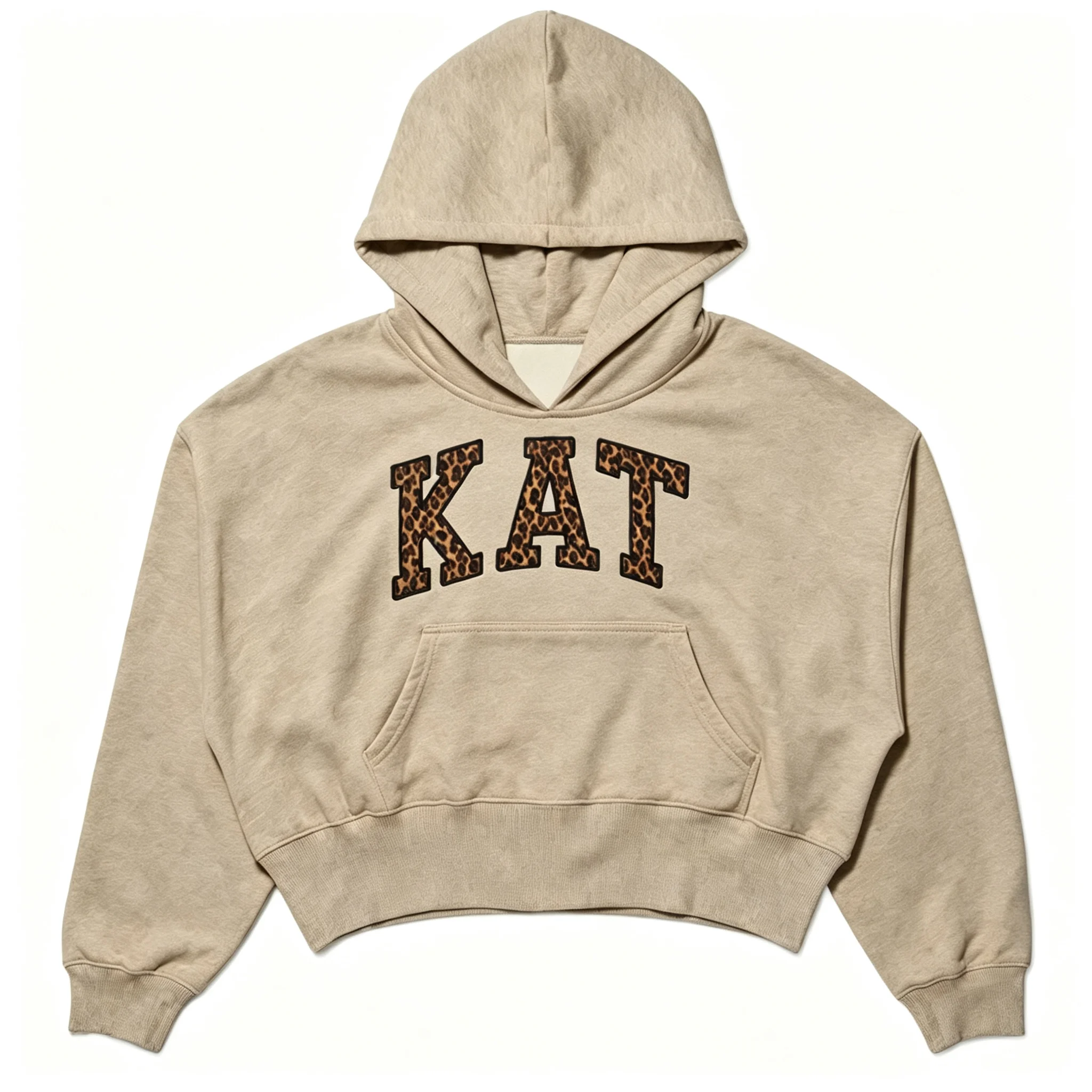 2026 Neuer KATSEYE Hoodie mit doppelseitigem Print für Herren und Damen, Konzert-Merch-Outfit, Fan-Streetwear, Kapuzenpullover mit Leopardenmuster und Schriftzug – Detail 10