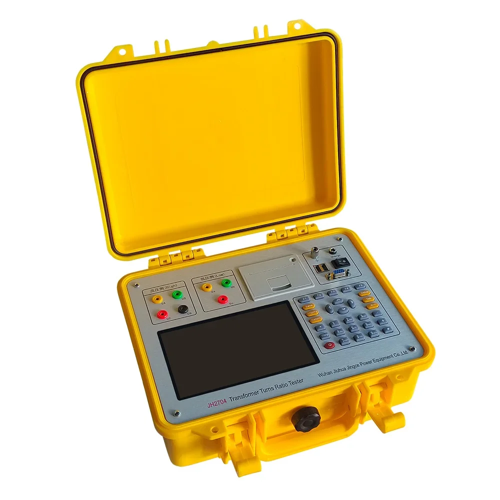High Performance 3 Phase Transformer Turns Ratio Tester Battery Operated In TTR Meter With 1 Year Warranty