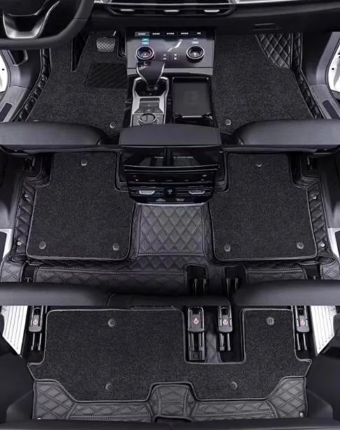 

Специальные автомобильные коврики на заказ для Skoda Kodiaq 7 мест 2023-2016 годов выпуска. Качественные, прочные, водонепроницаемые, двухслойные коврики.