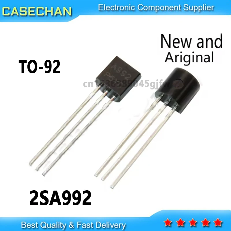 100PCS 2SA992 A992 TO-92 PNP Audio Amplifier Pairing Tube