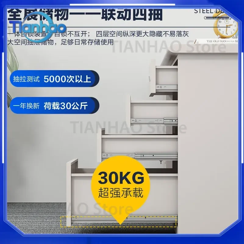 Steel Desk for Staff Single 1.2m Financial Writing Table with Drawers Iron Computer Table for Office Use Wholesale