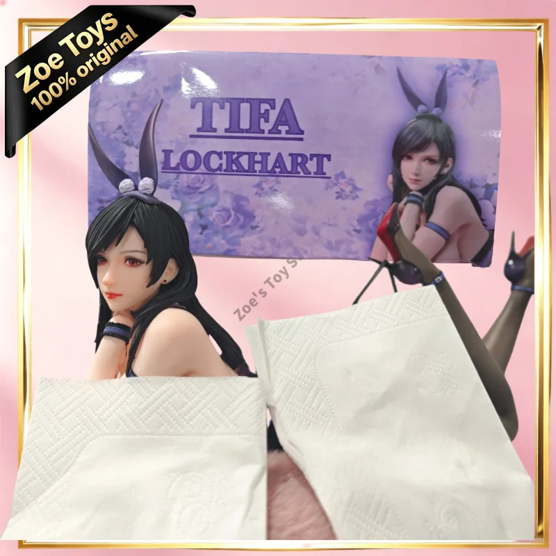 Figura de Tifa Lockhart de FF VII como conejita sexy, exquisita estatua de anime Bishoujo, con alfombra gratis, calidad SSS, en stock.