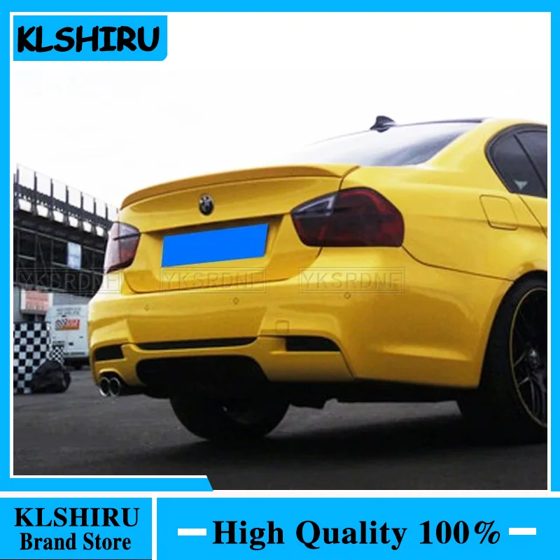 YKSRDNF For BMW E90 Spoiler ABS Spoiler For BMW E90 M3 320i 320li 325li 328i with color Spoilers For E90 2005-2012