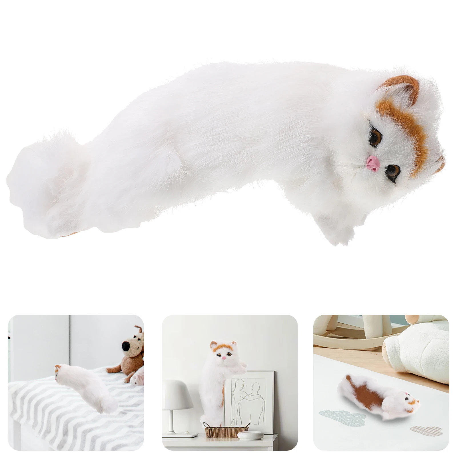 Simulated Climbing Simulated Climbing Cat Figurines Figurines Artificial Appearance nament Home Office Decor Premium Material