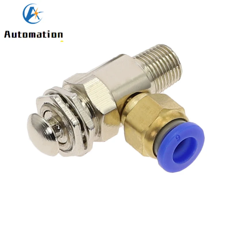 

Air Pneumatic Mechanical Valve TAC2-2P Exhaust valve 2 Position 2 Way M5 Female 1/8 Male Thread Self-reset Button Switch