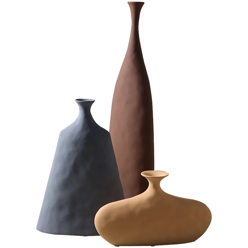 Nordic style simple home decoration blank art vase