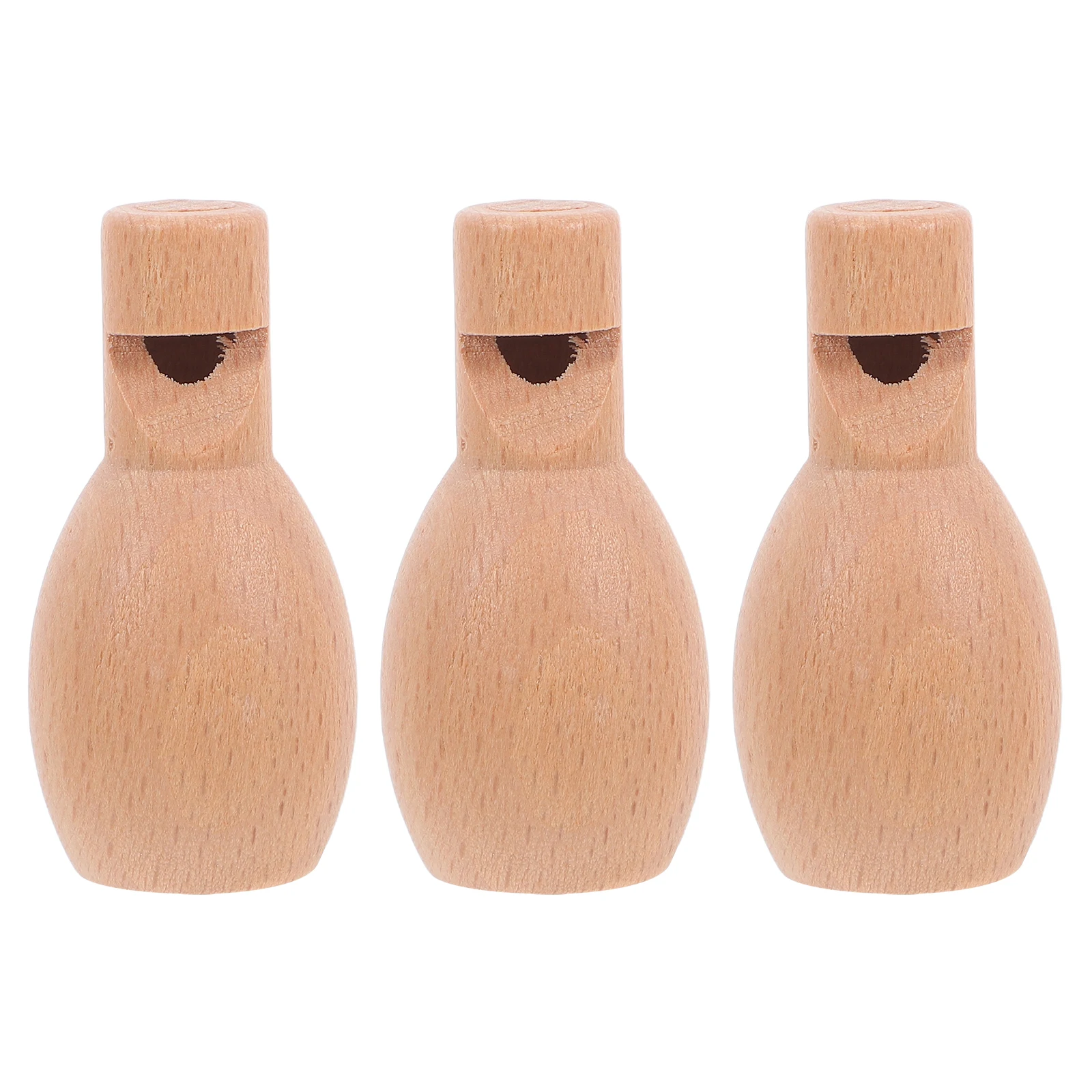 3 pezzi mini fischietto in legno fischietto incompiuto giocattolo per bambini strumento musicale giocattoli per bambini regali per bambini