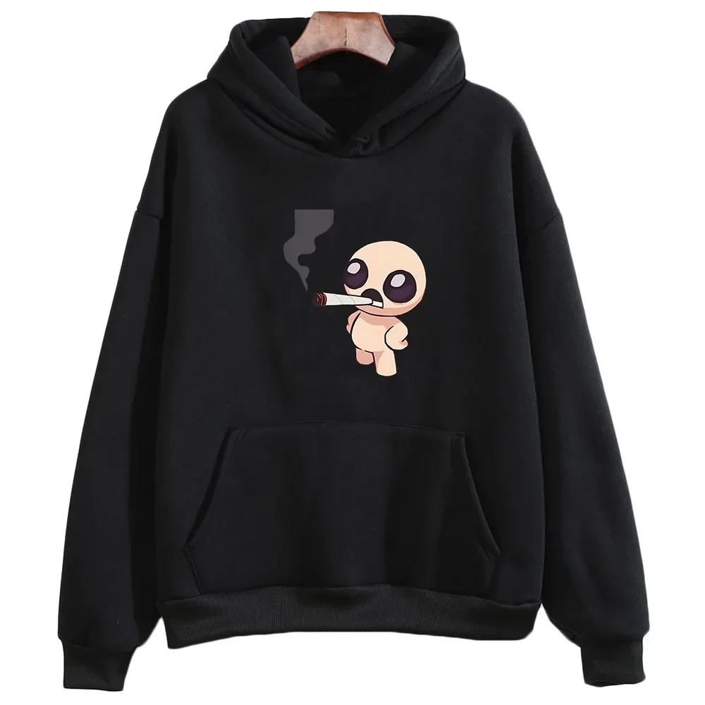 Roguelike The Binding of Isaac Anime Hoodie WOMEN Kawaii/Cute Sweatwear Couple Sweatshirt Regulai Fit Autumn/Winter Printing Top