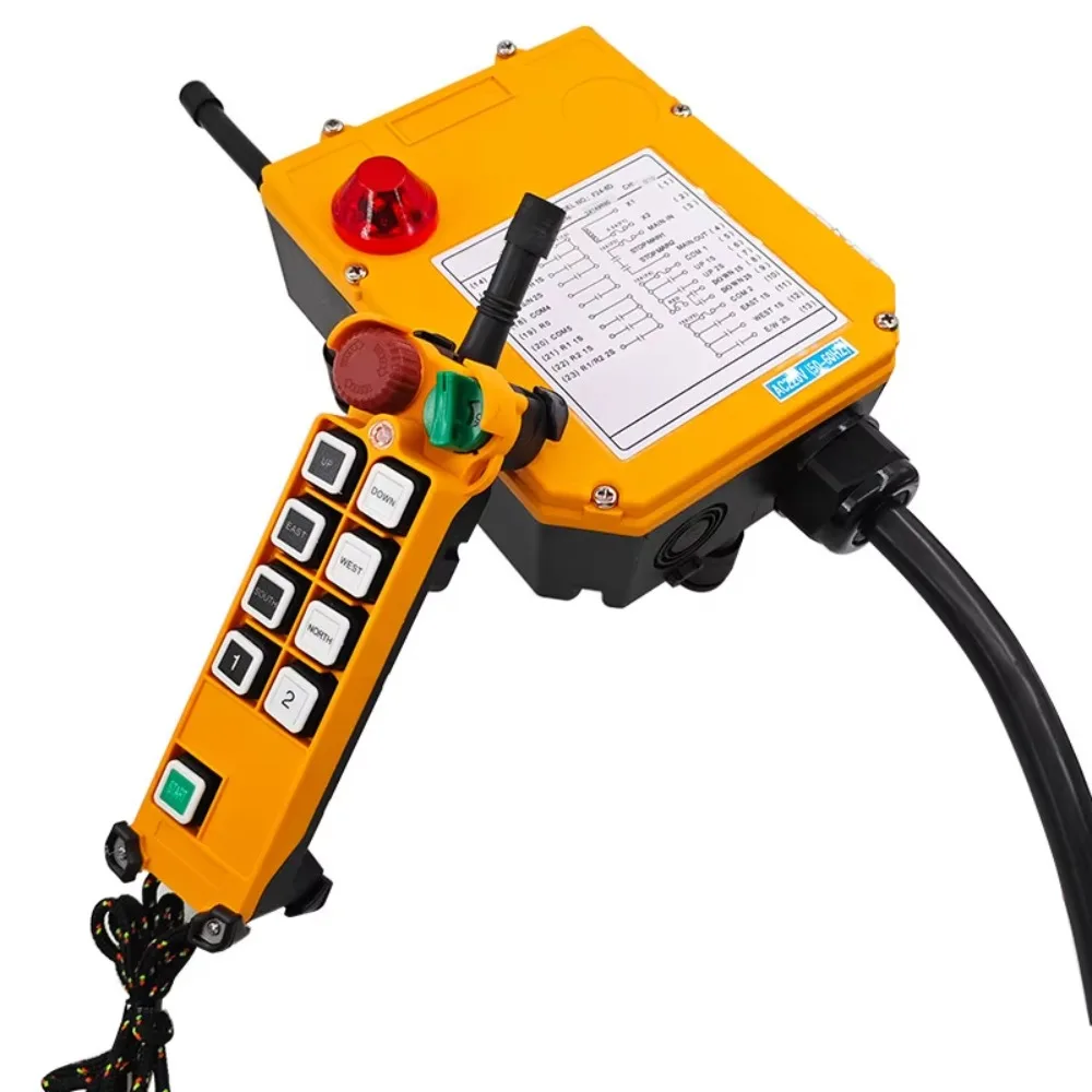 

F24-8D/S grúa Radio inalámbrica Industrial doble velocidad interruptores Control remoto controlador puente aéreo elevación