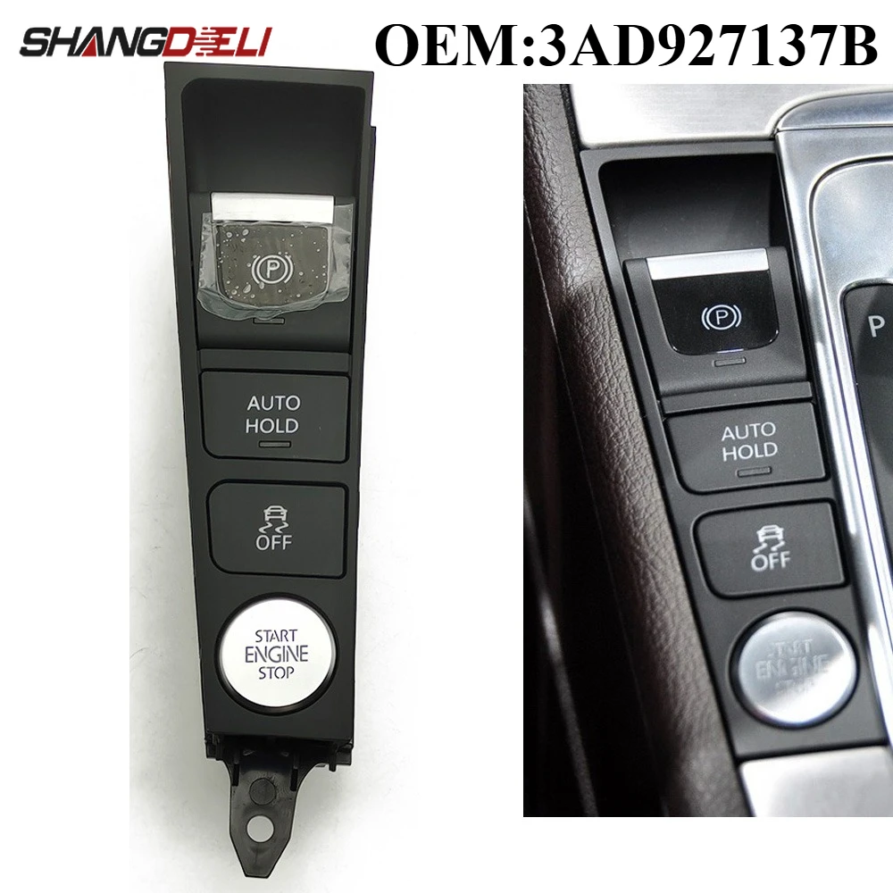 Fit For VW Passat B7 CC 2011 2012 21PINS Car Engine Start/Stop Keyless Auto hold ESP OFF Switch