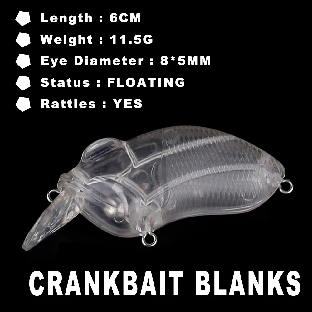 آيوفيش-طعم صيد سيكادا عائم ضحل ، طعم تتمايل ذاتي الصنع فارغ للحشرات ، 6 ، من من من من من من نوع g ، 5 #2