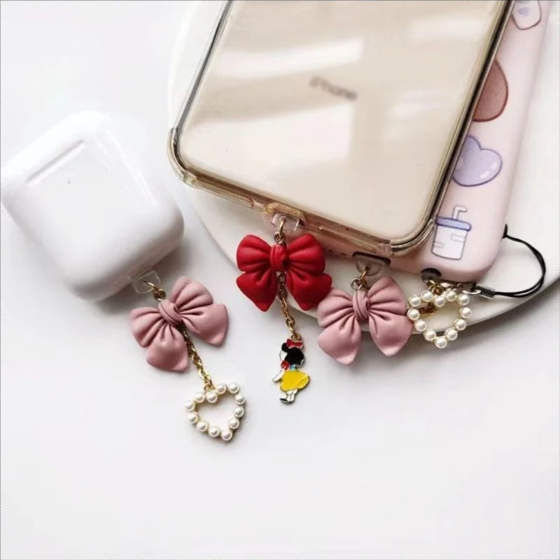 Fashion Anti Dust Plug 3.5mm Jack Dust Plug Type C IOS Interface Charging Port Cover Cap Dust Protector Plug Dust Net for iPhone