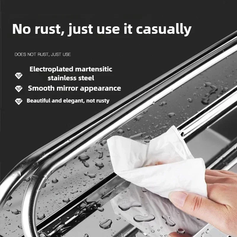 Stainless Steel Tool Box Storage Organizer Waterproof Toolbox High Capacity Three-Layer Folding Toolbox Sets Thickening Garage
