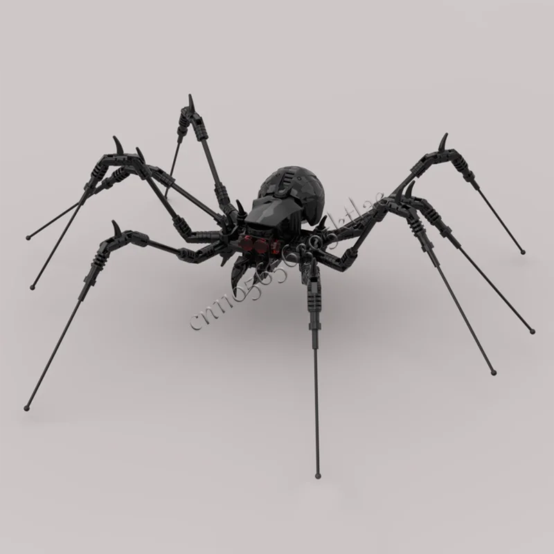 New 140 Parts MOC Famous Insect Series Creepy Spider Model Building Blocks Originality Assembly Bricks Kids Halloween Toys Gifts