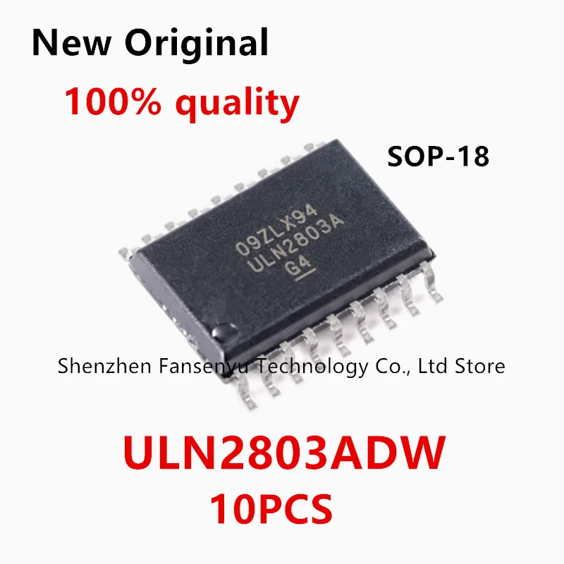 

(10piece)100% New ULN2803A ULN2803ADW ULN2803ADWR SOP-18 Chipset
