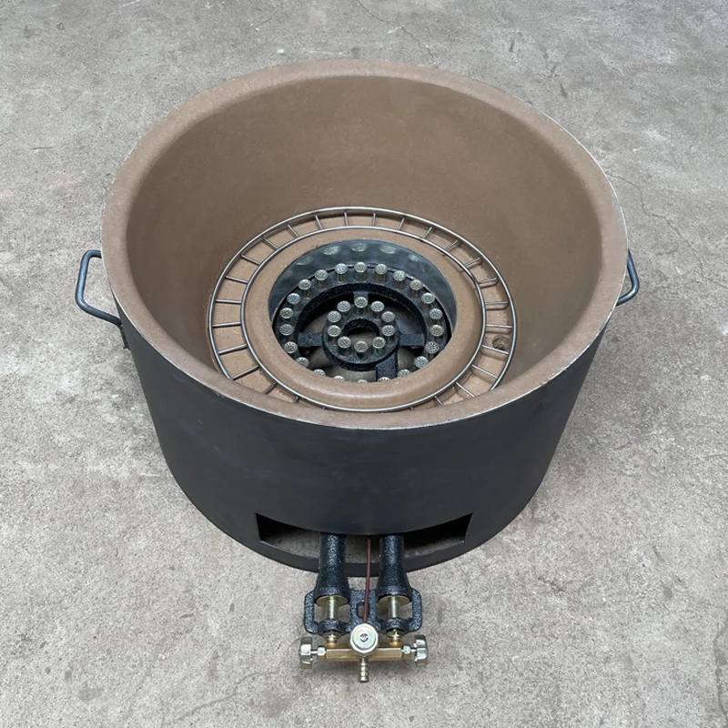 Commercial round egg filling oven, gas special stove, meat sandwich bun stove, stall stove, pancake frying dumpling stove