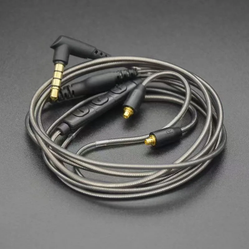 3.5mm to MMCX Upgraded Cables with Mic or without Mic for SHURE SE215/425/535/846/UE900/Live/N3AP/MMCX Headphone Cable
