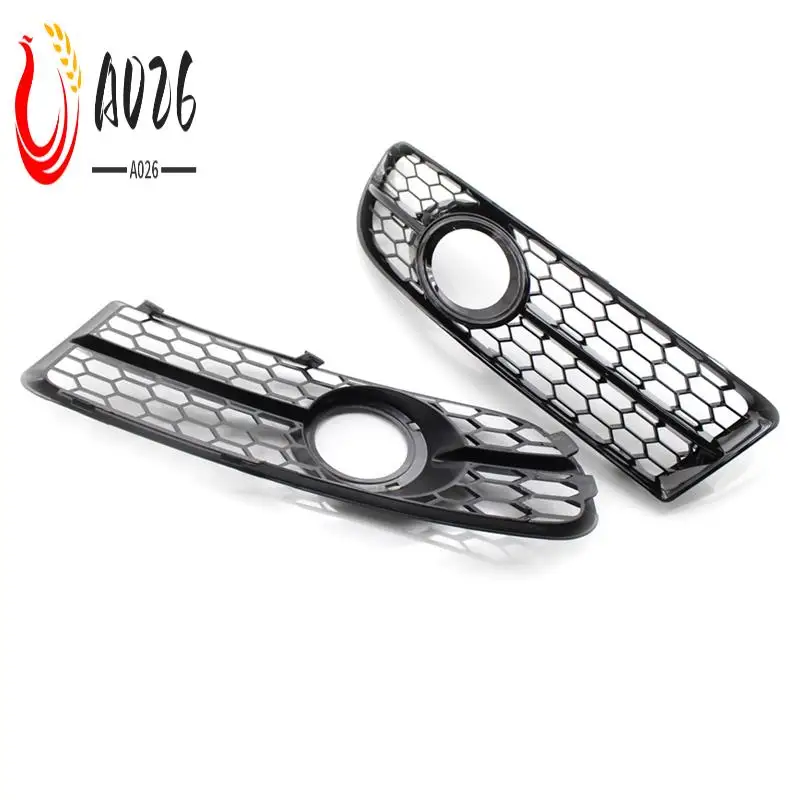 

A026-Front Bumper Honeycomb Mesh Fog Light Grille Cover For A4 B7 S4 B7 A4 S-Line 2005-2008 8E0807681F 8E0807682F