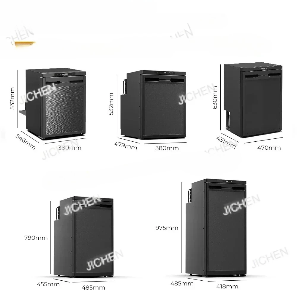 Электрический охладитель CR40, компрессорный холодильник для автомобиля, 12 В, автомобильный холодильник, автомобильный домашний портативный холодильник двойного назначения с морозильной камерой