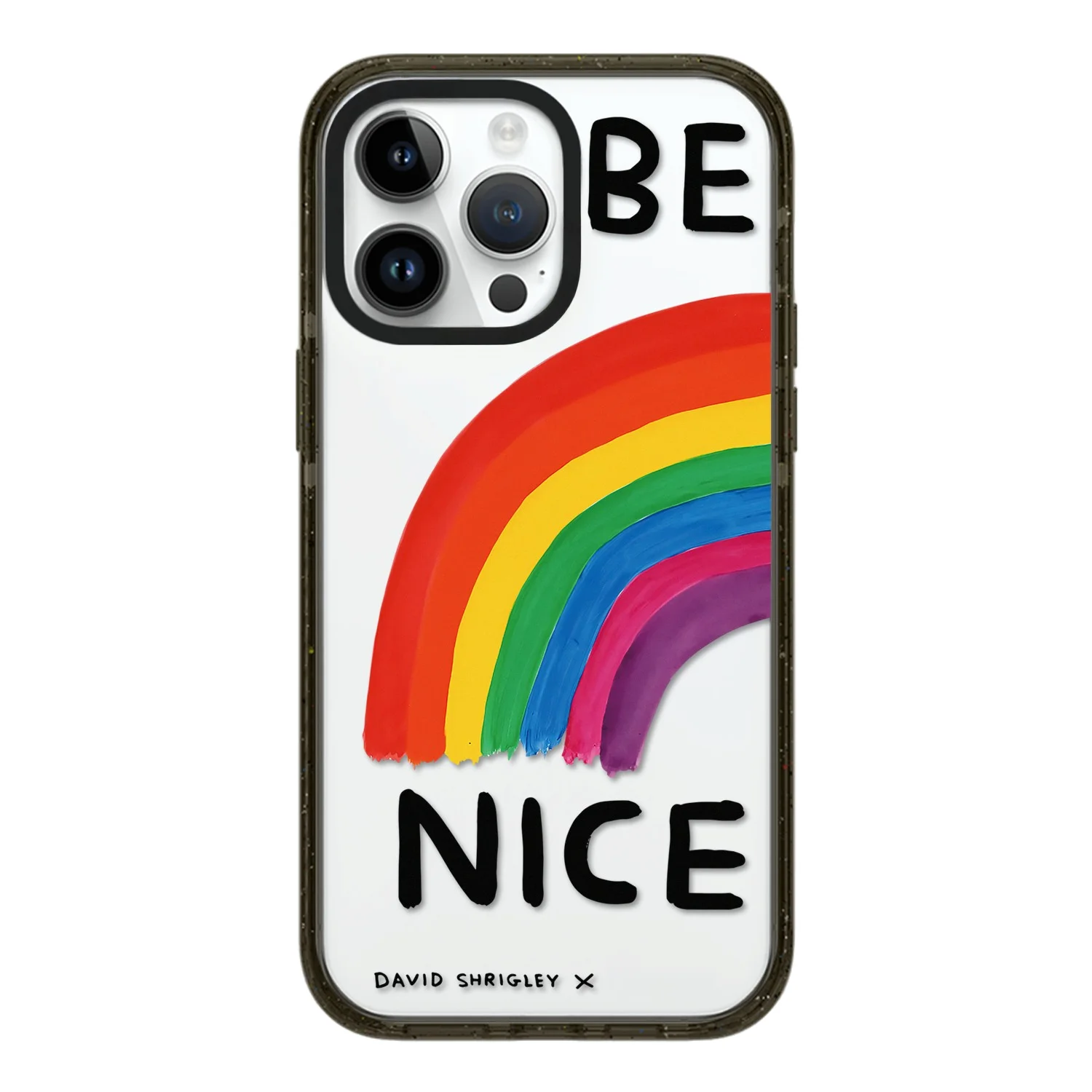 

Colorful Letter Cartoon 2.0 Acrylic Black Border Magnetic Phone Case Cover for IPhone 17 16 15 14 13 12 Pro Max Case