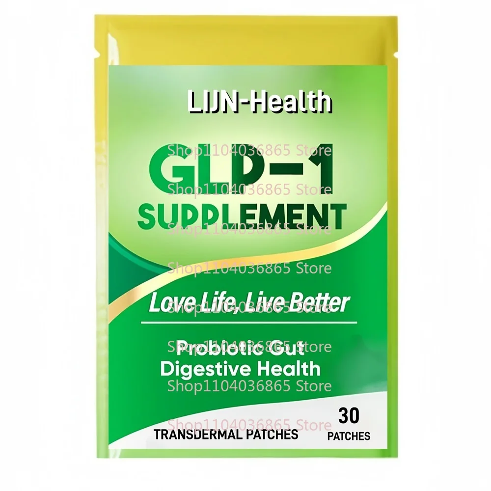 30 Patches GLP-1 Probiotic Transdermal Patches Akkermansia Probiotic for GLP-1 Production,Gut, Digestive,Immune & Overall Health