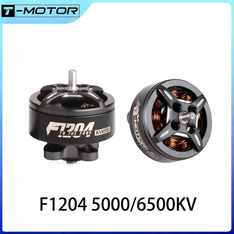 

T-MOTOR F1204 Ultra-Light Brushless Motor 6500KV/5000KV for 2.5-3" Toothpick Cinewhoop FPV Racing Drones 2-3S Compatible