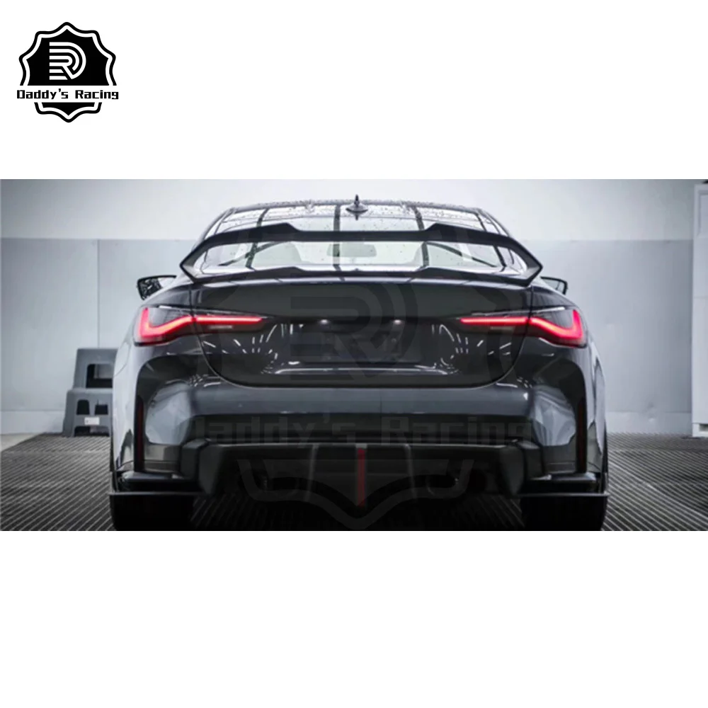 A Style Carbon Fiber Rear Trunk Spoiler Wing Fit For G82 G22 M4 GT Wing High Quality