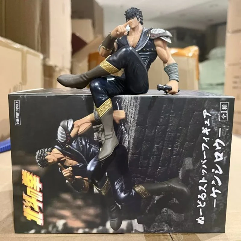 13Cm Vuist Van De Noordster Anime Figuur Kenshiro Actiefiguurkamer/Auto-Ornamenten Collectie Noedelstopper Model Speelgoed Kids Cadeau