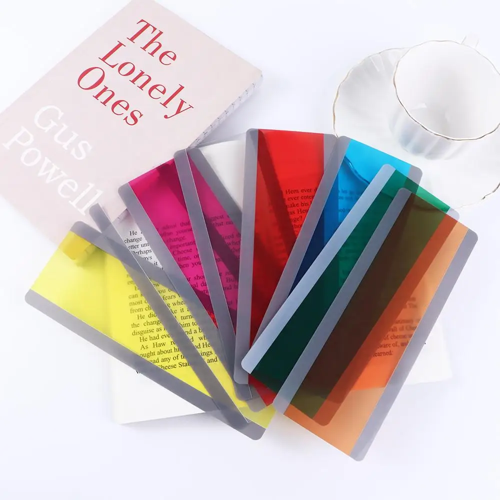 

Rulers For Dyslexia People Colored Overlays Highlight Bookmarks Reading Bookmarks Reading Guide Strip Reading Highlight Strips