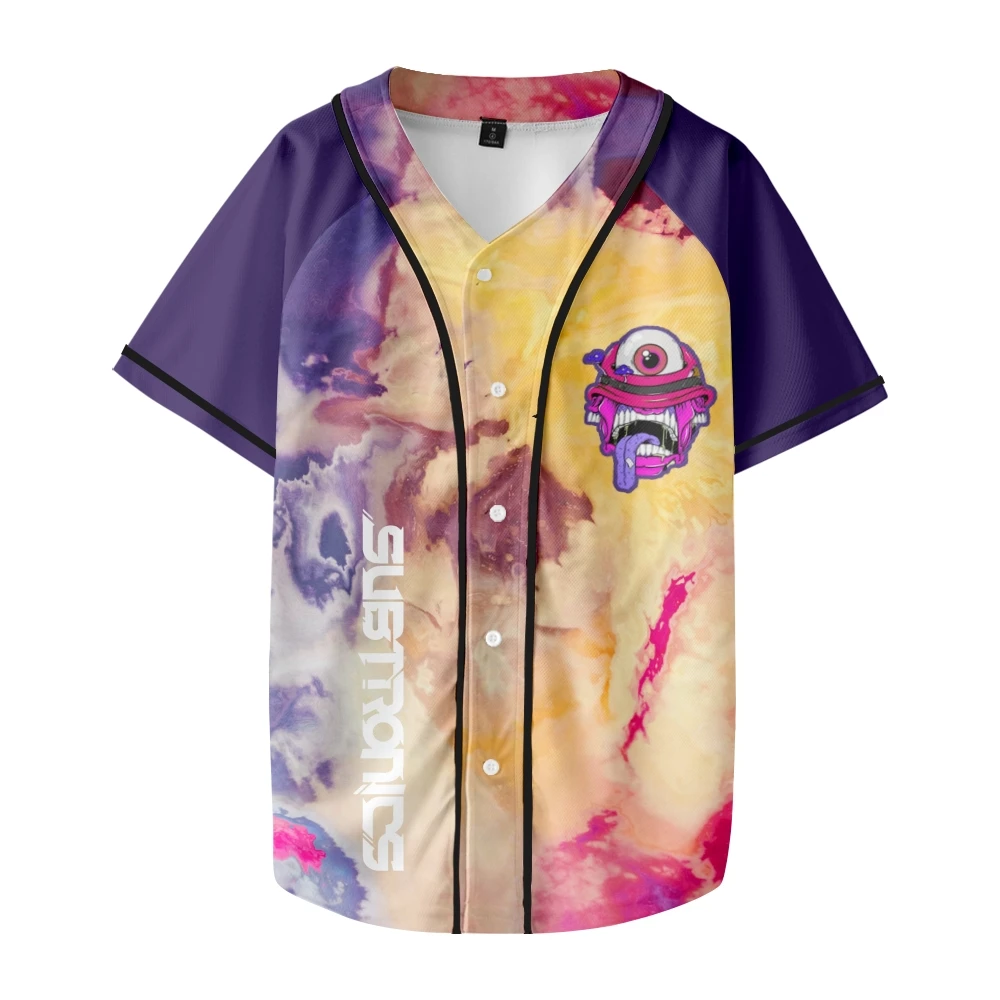 Subtronics Cyclops Army Baseball Jersey Women Men Short Sleeve Streetwear Unisex Shirt