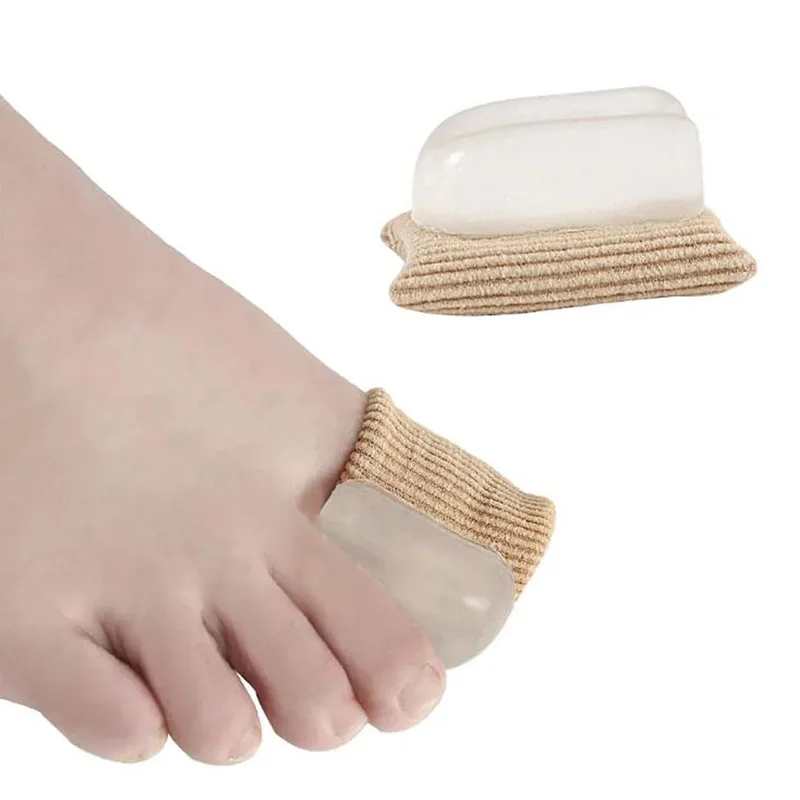 Separador de dedos de silicona para pedicura, Corrector de Hallux Valgus, ortodóntico, tapón para la cubierta del dedo del pie, alisador de calcetines, herramientas para el cuidado de los pies, 1 ud.