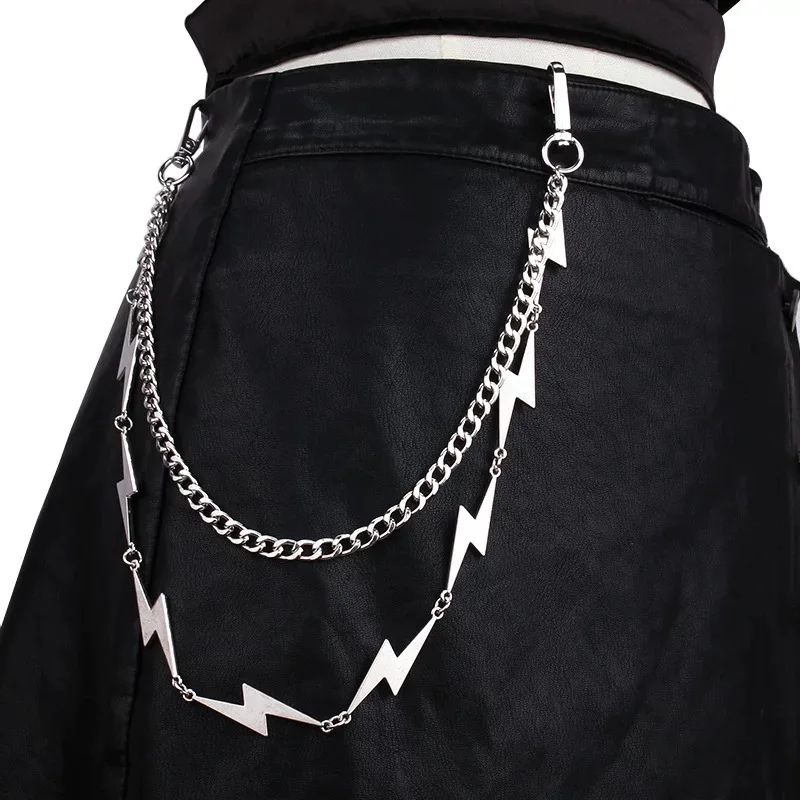 New Lightning Trouser Chain Decoration for Men and Women Punk Hip-Hop Disco Punk Style Jeans [] Accessories