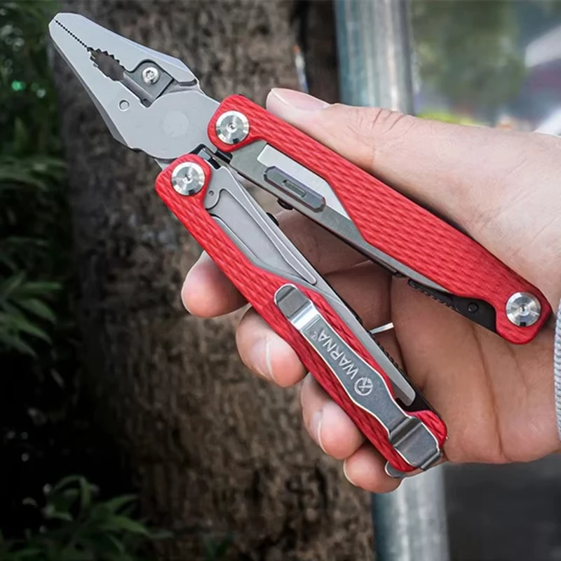 BHBT Folding Multitool Pliers Multi-functional Combination Tool Pliers Folding Scissors EDC Outdoor Equipment Swiss