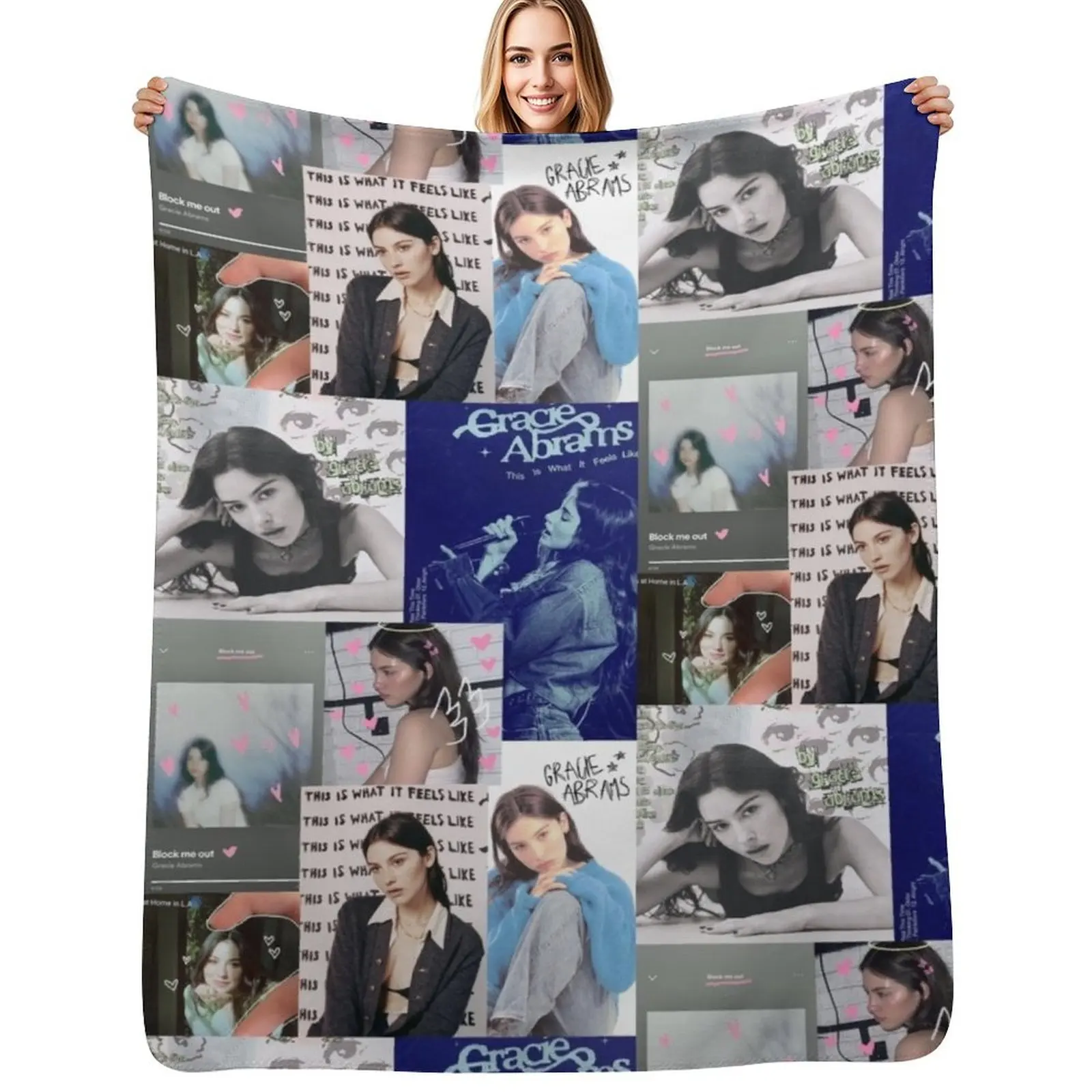 

Gracie Abrams Throw Blanket For Sofa Thin Multi-Purpose Luxury Thicken Luxury Designer Blankets