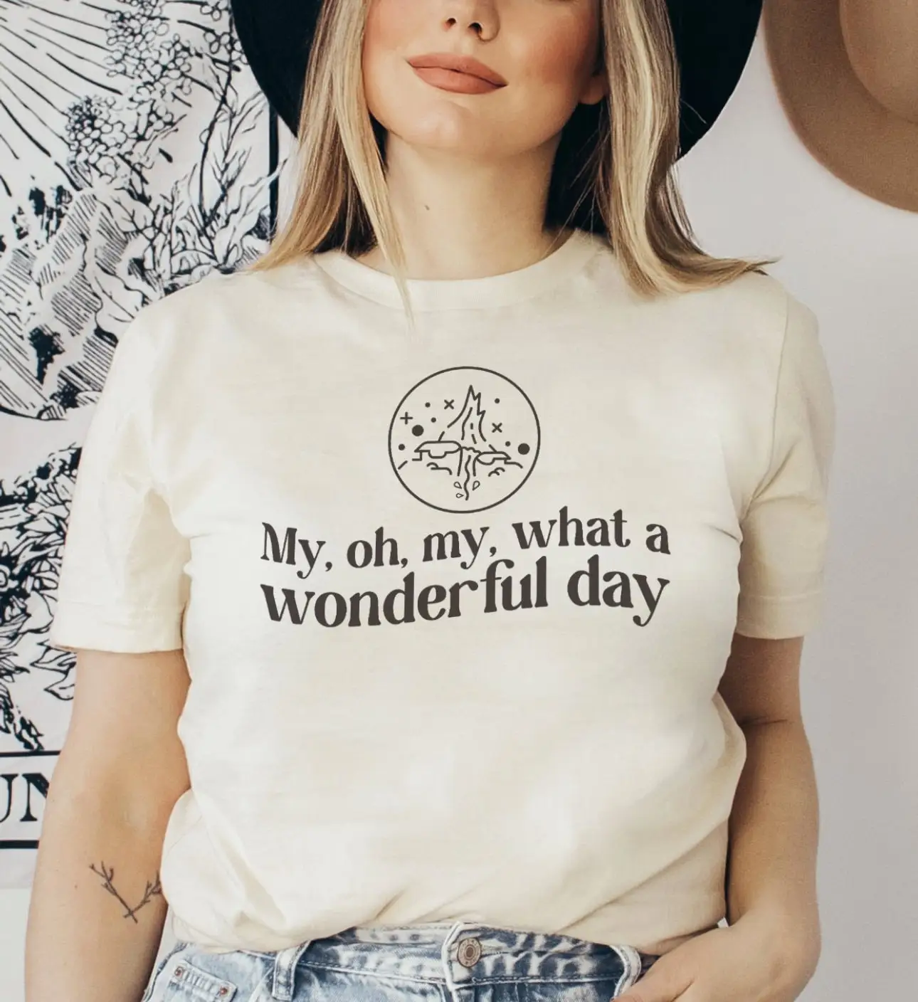 My Oh What A Wonderful Day Bella Canvas Jersey T Shirt