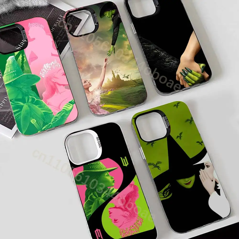 

W-Wicked M-Musical-es Phone Case For iPhone 17,16,15,14,13,12,11,Pro,Max,Plus Soft Black Cover