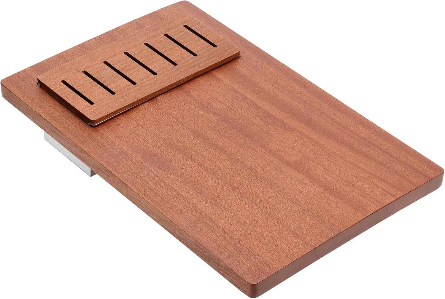 

LedgeFit Cutting Board with Colander Insert Workstation Sink Accessory - RVA1220