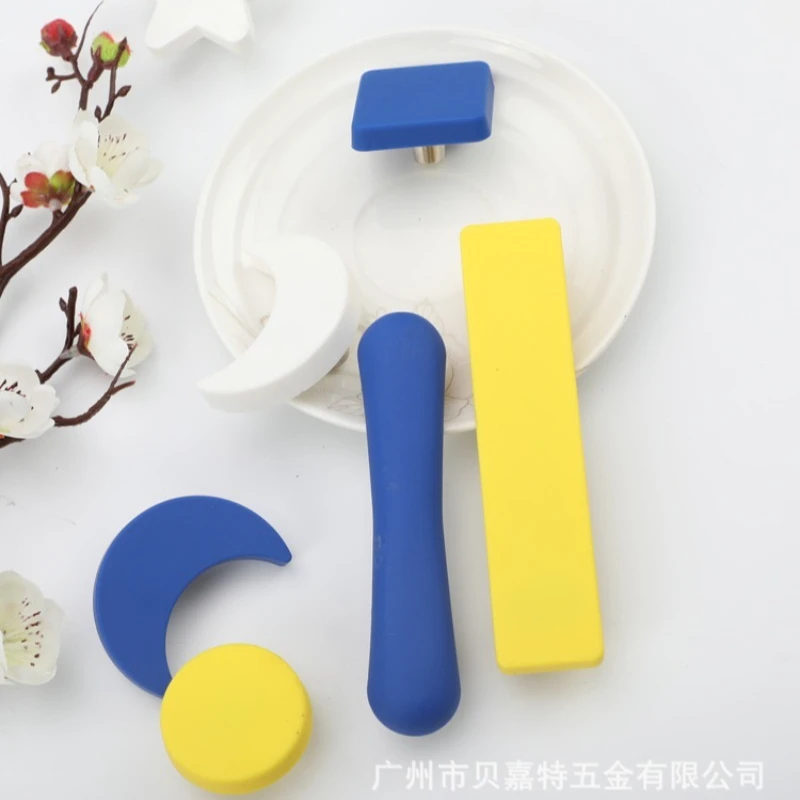 Puxadores de móveis gaveta puxa crianças puxadores de porta de borracha dxs bonito rosa coração estrela lua nuvem puxadores de armário de cozinha