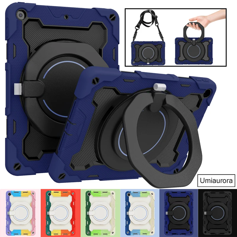 For IPad Mini5 9.7 7 8 9th 10.2 10th 10.9 11th A16 12th Gen A19 Pro 11 inch Heavy Duty Rugged Tablet Case Stand Shockproof Funda