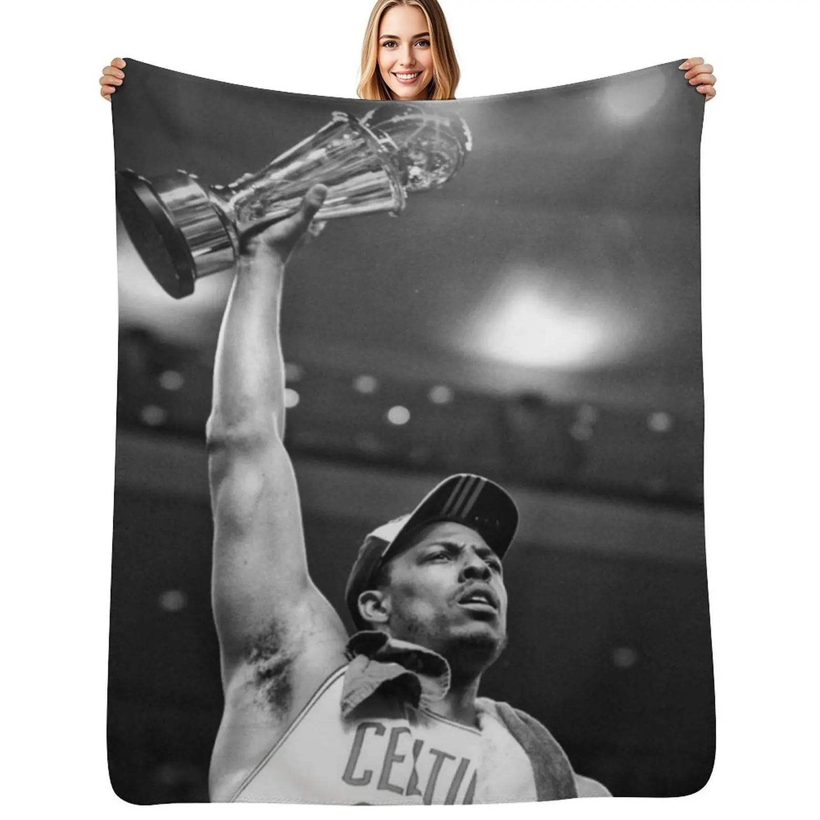 

Paul Pierce - Finas MVP - Black / White Throw Blanket Versatile Cozy Throw Blanket for All Occasions