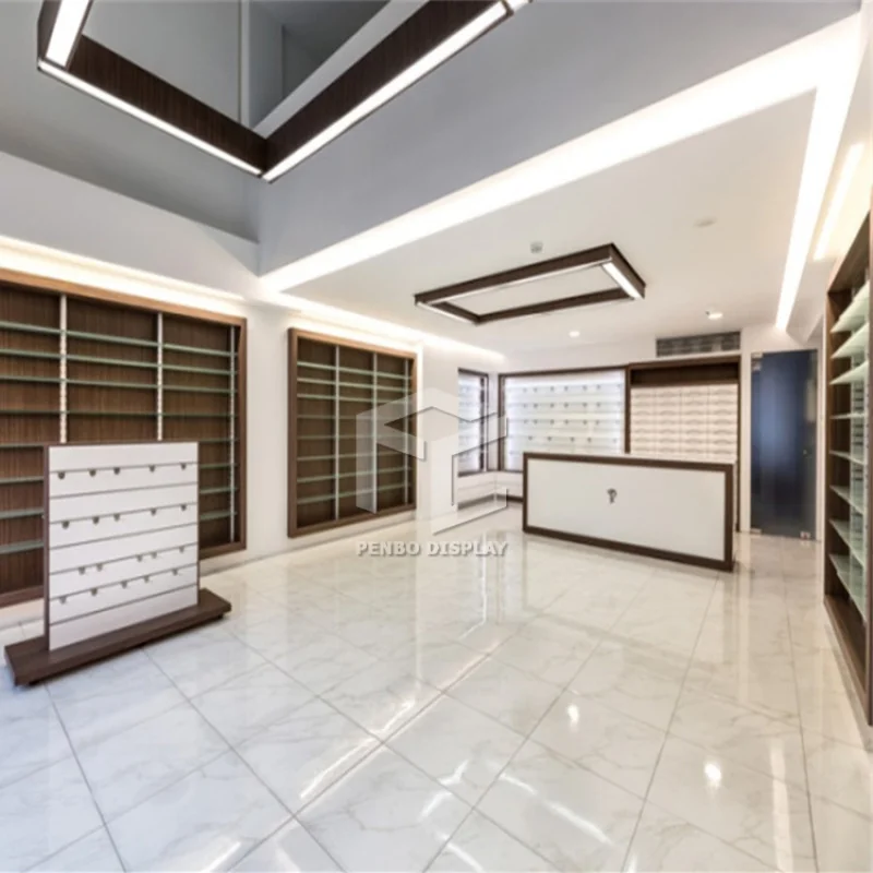 2025customized.Customized Medical Store Display Furniture Wooden Pharmacy Shop Counter Design Retail Drugstore