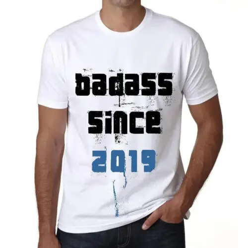 Heren Grafisch T-Shirt Badass Sinds 2019 – Badass Since 2019 – Cadeau voor 5de