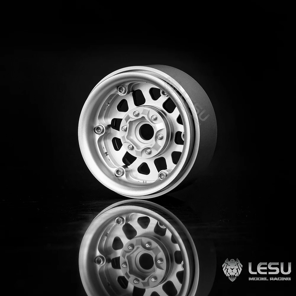 LESU RC محور عجلات معدني 1.9 بوصة أجزاء ل 1/10 على الطرق الوعرة سيارة الزاحف التحكم عن بعد المركبات اكسسوارات اللعب نموذج TH22955 #4